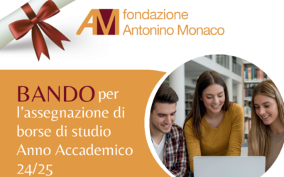 Fondazione Antonino Monaco: al via il bando per 10 borse di studio