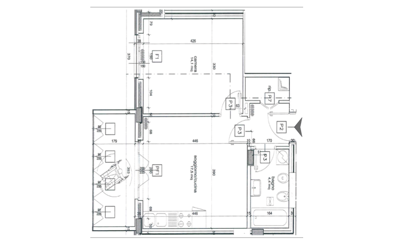 8 Via Dei Mille, Borgaro Torinese 10071, ,Bilocale,Bandi Alloggi settembre 2025,Via Dei Mille ,3,1265
